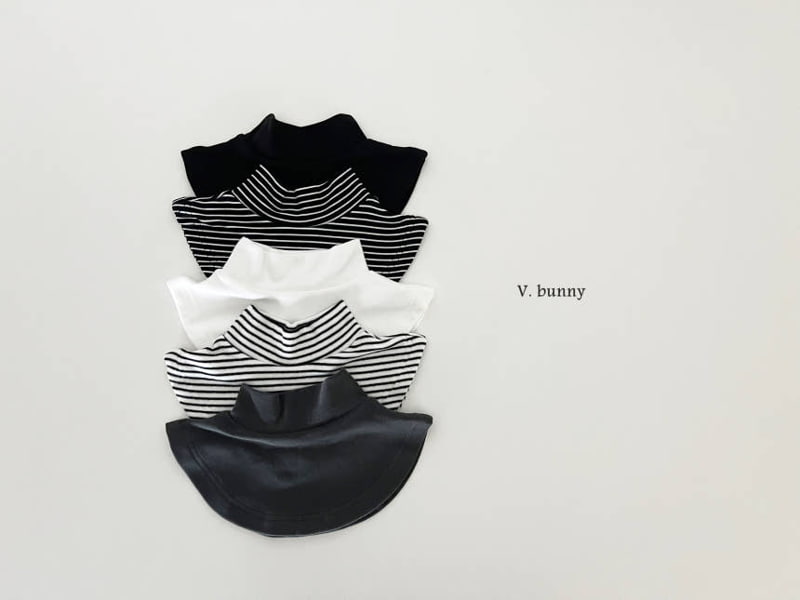 V Bunny - Korean Children Fashion - #minifashionista - Fake Turtleneck - 5