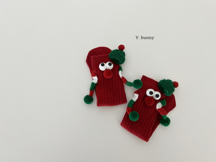 V Bunny - Korean Children Fashion - #minifashionista - Rattle Socks Set - 9