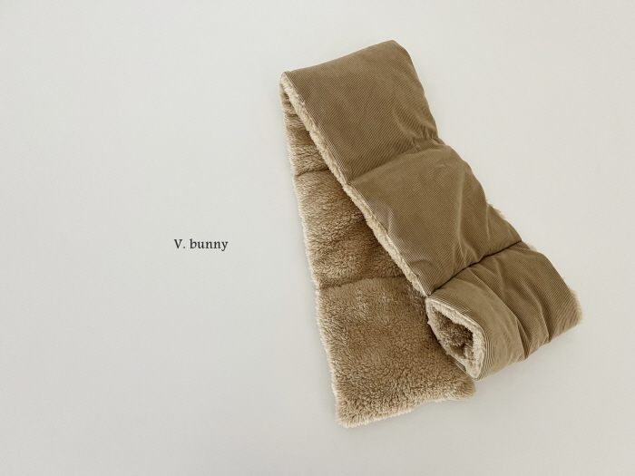 V Bunny - Korean Children Fashion - #todddlerfashion - Corduroy Muffler - 6