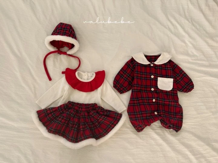 Valu Bebe - Korean Baby Fashion - #babyboutiqueclothing - Winter Check Bonnet - 7