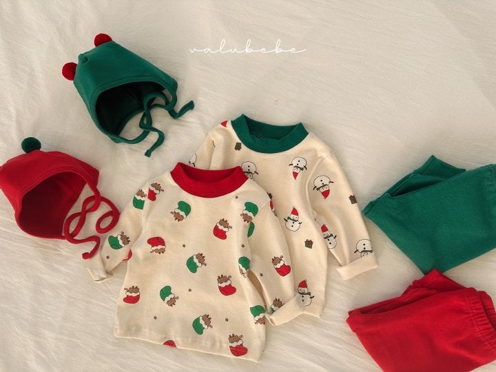 Valu Bebe - Korean Baby Fashion - #babyoninstagram - Santa Friends Bonnet Set - 5