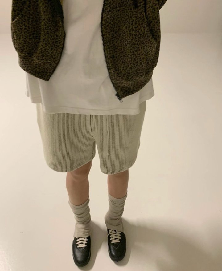 Via - Korean Women Fashion - #momslook - Rib Short Pants - 10