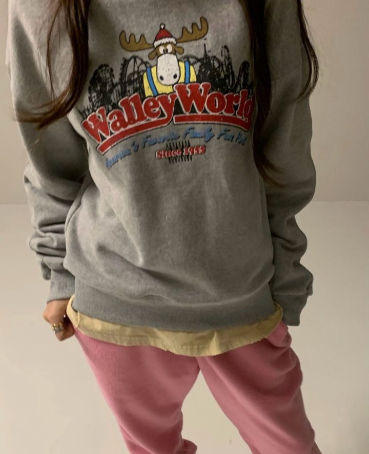 Via - Korean Women Fashion - #momslook - Rudolph Sweatshirts - 8