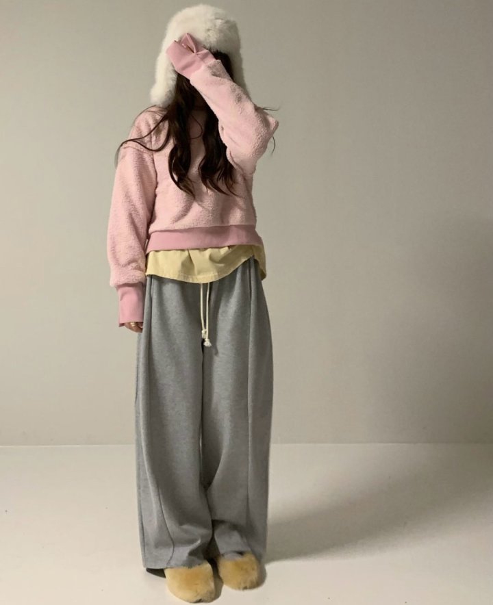 Via - Korean Women Fashion - #momslook - Pastel Sweatshirts - 3