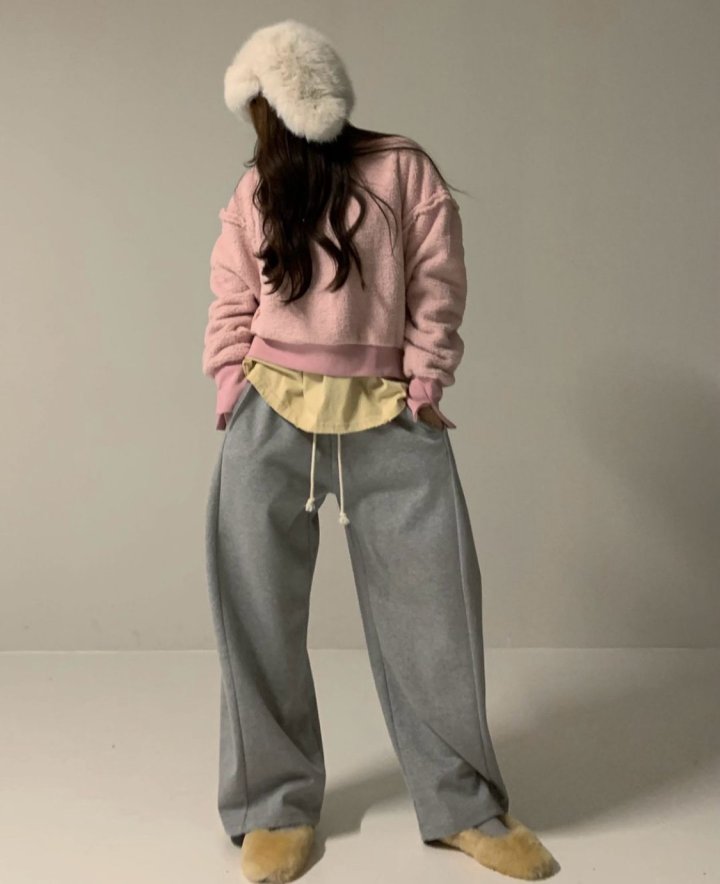 Via - Korean Women Fashion - #momslook - Pastel Sweatshirts - 5