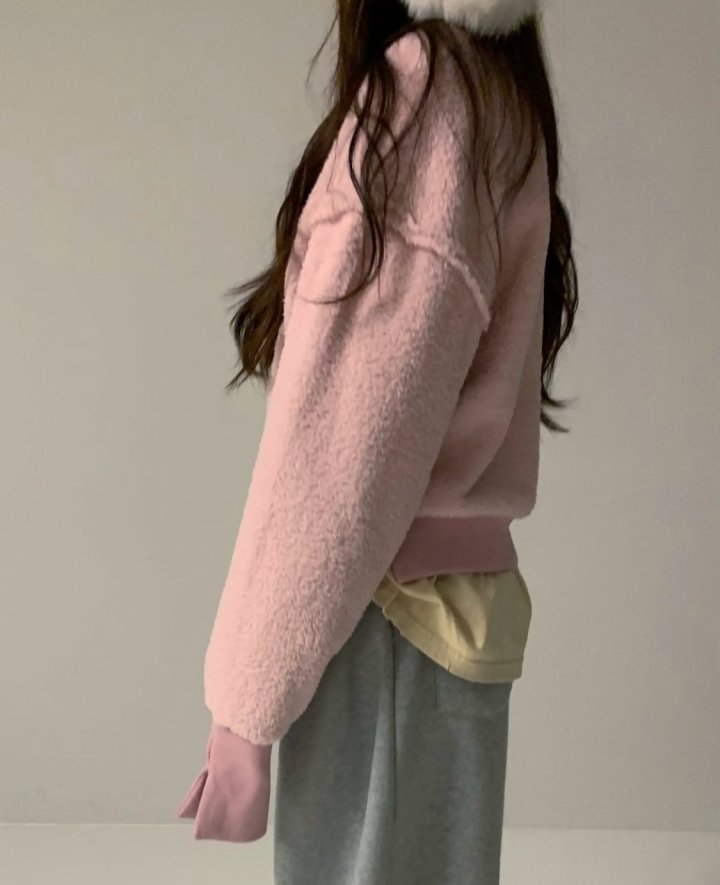 Via - Korean Women Fashion - #momslook - Pastel Sweatshirts - 9