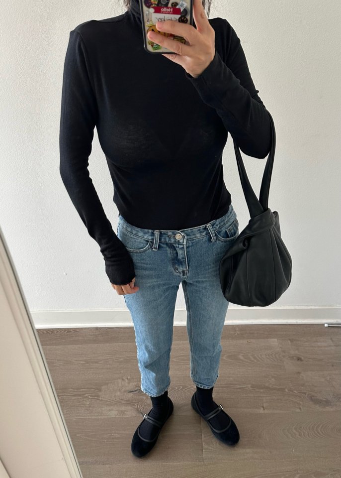 Via - Korean Women Fashion - #momslook - Simple Turtleneck Tee - 9