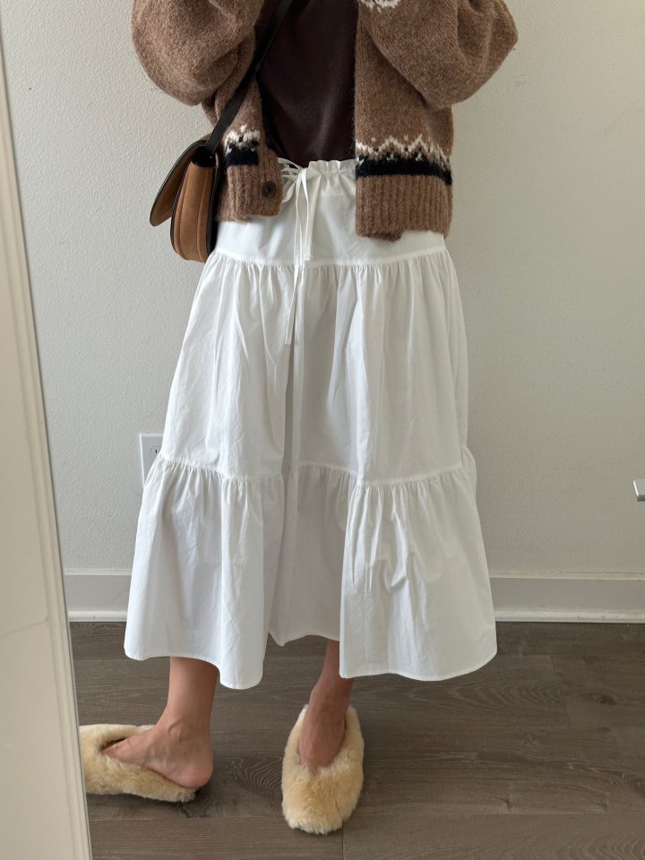 Via - Korean Women Fashion - #momslook - Cancan Long Skirt - 5