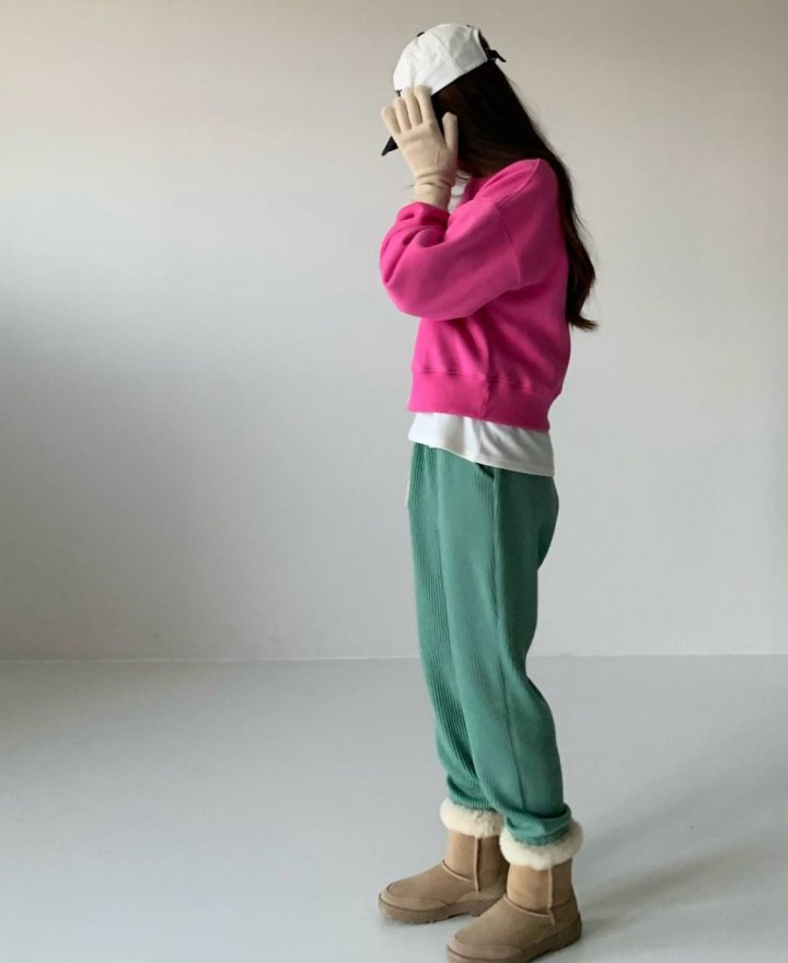 Via - Korean Women Fashion - #restrostyle - Fleece NY Sweatshirts - 3