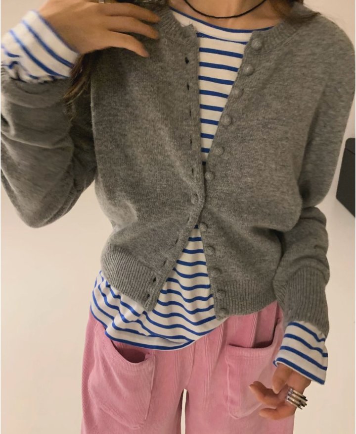 Via - Korean Women Fashion - #thatsdarling - Free Cardigan - 4