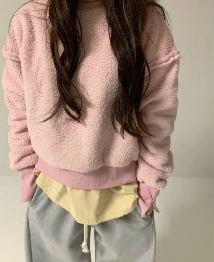 Via - Korean Women Fashion - #momslook - Pastel Sweatshirts - 4