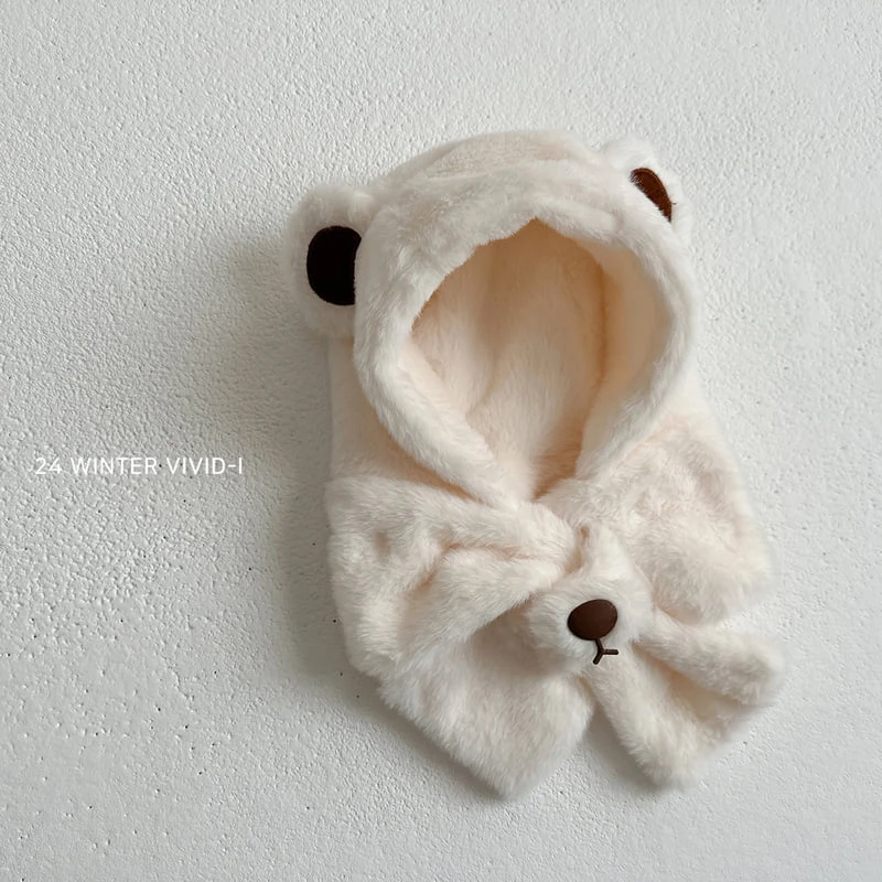 Vivid I - Korean Baby Fashion - #babyfever - Bear Hat Muffler - 5