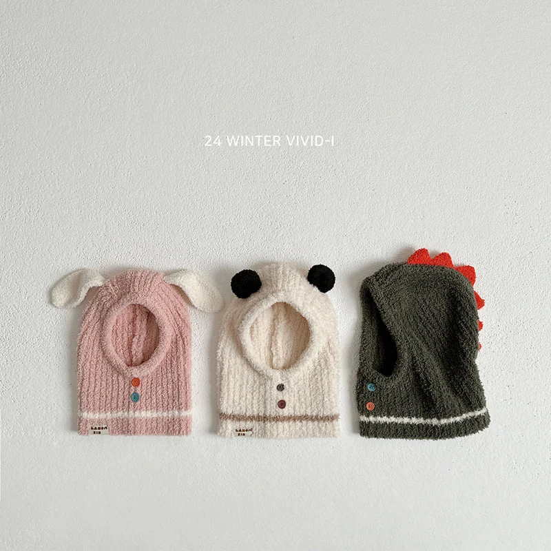 Vivid I - Korean Baby Fashion - #babyoutfit - Animal Balaclava