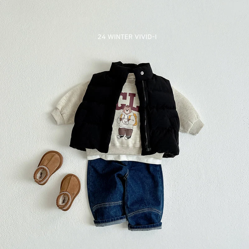 Vivid I - Korean Children Fashion - #Kfashion4kids - Round Denim Pants - 8