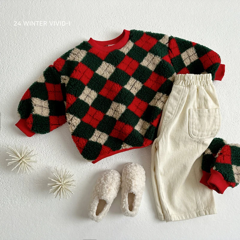 Vivid I - Korean Children Fashion - #Kfashion4kids - Fleece Cotton Pants - 7