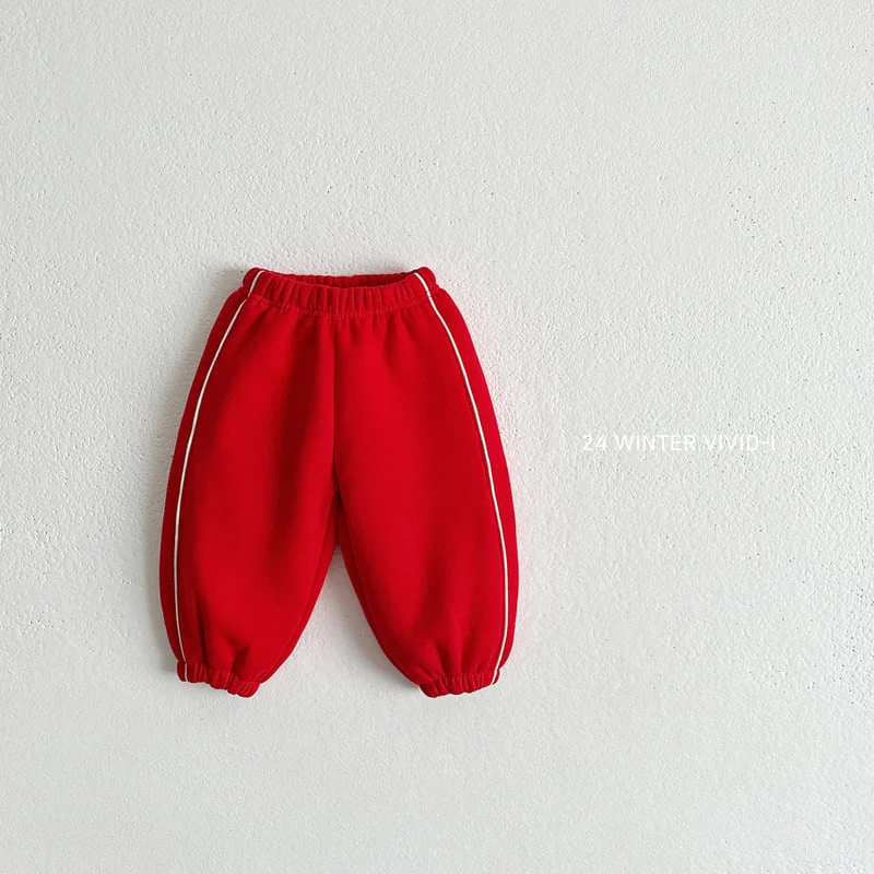 Vivid I - Korean Children Fashion - #Kfashion4kids - Winter Strap Jogger Pants - 6