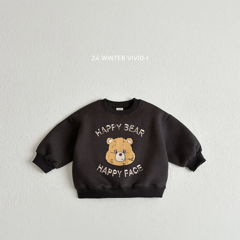 Vivid I - Korean Children Fashion - #Kfashion4kids - Happy Bear Sweatshirts - 7