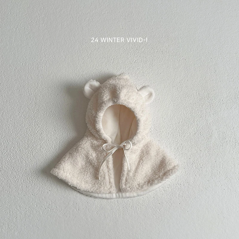 Vivid I - Korean Children Fashion - #Kfashion4kids - Bear Cape - 5