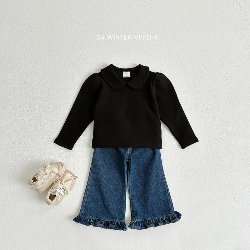 Vivid I - Korean Children Fashion - #childofig - Princess Frill Jeans - 10