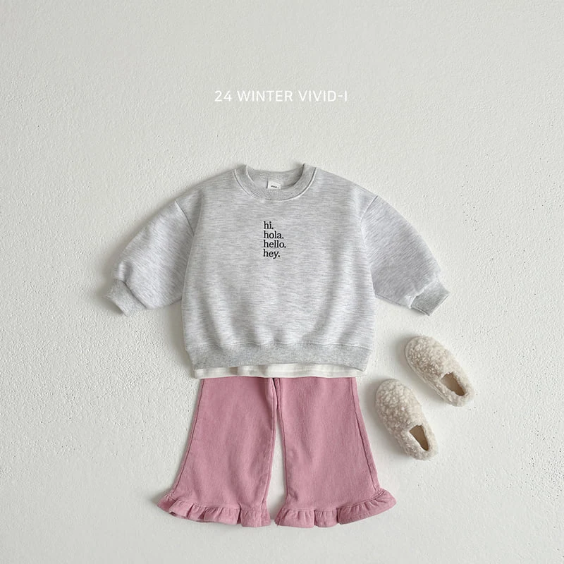 Vivid I - Korean Children Fashion - #childofig - HHH Raglan Top Bottom Set - 8