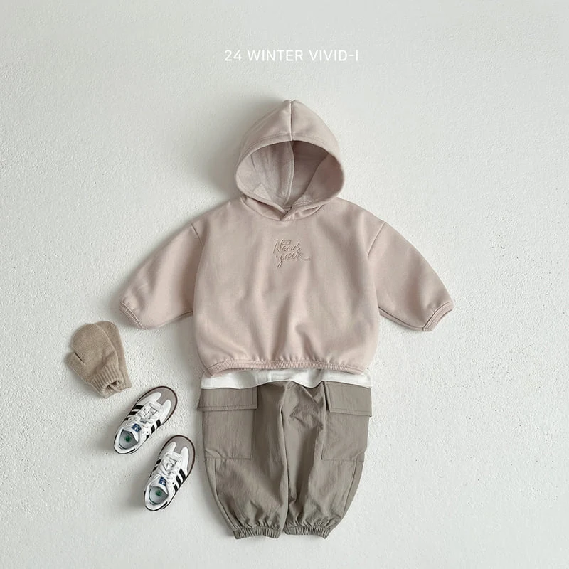 Vivid I - Korean Children Fashion - #childrensboutique - New York Embroidered Hoodie - 12