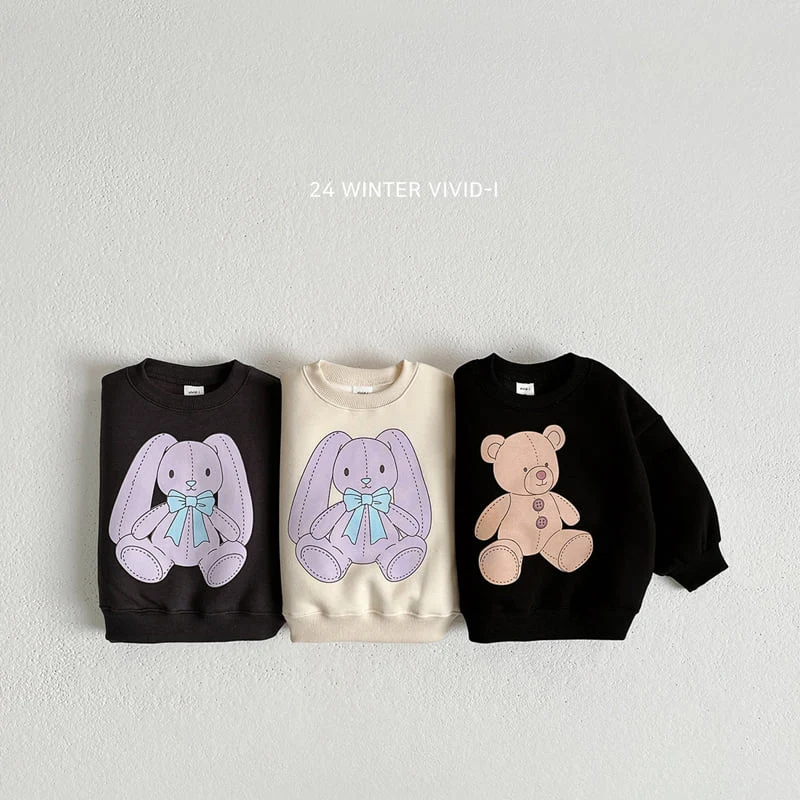 Vivid I - Korean Children Fashion - #childrensboutique - Plush Toy Sweatshirts