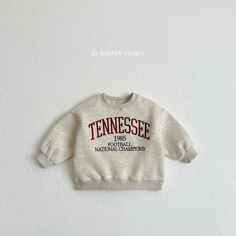 Vivid I - Korean Children Fashion - #childrensboutique - Tennessee Embroidery Sweatshirts - 5