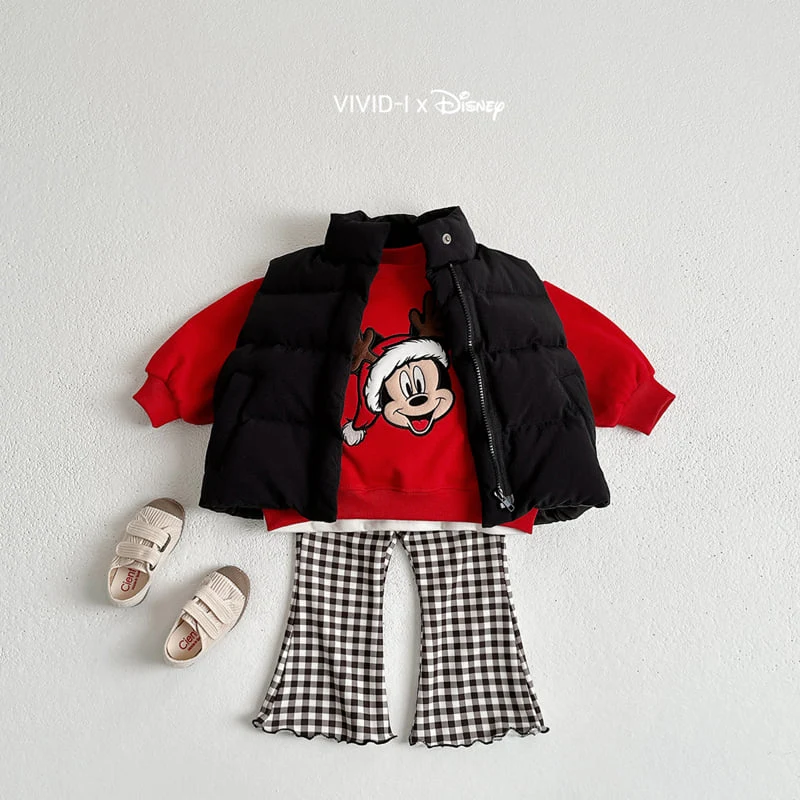 Vivid I - Korean Children Fashion - #designkidswear - Mink Pattern Bootcut Pants - 7