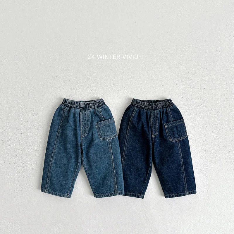 Vivid I - Korean Children Fashion - #designkidswear - Winter Pocket Jeans