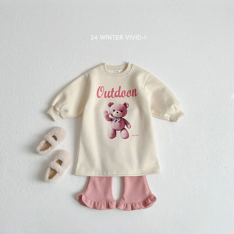 Vivid I - Korean Children Fashion - #designkidswear - Hello Bear One-piece - 7