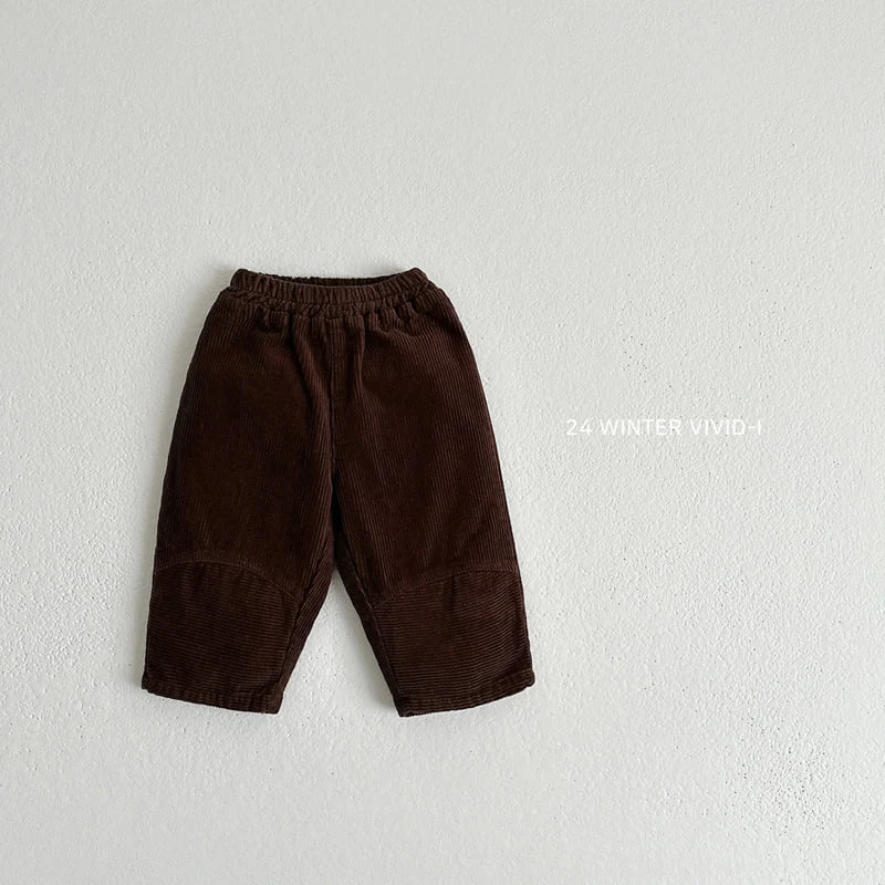 Vivid I - Korean Children Fashion - #designkidswear - Slit Corduroy Pants - 4