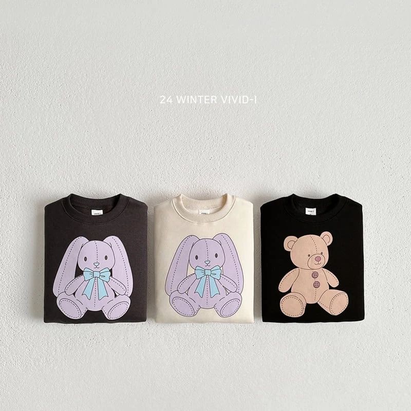 Vivid I - Korean Children Fashion - #discoveringself - Plush Toy Sweatshirts - 3