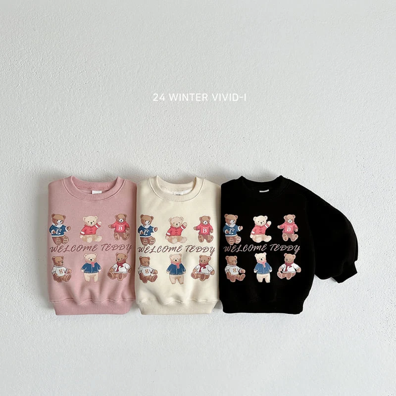 Vivid I - Korean Children Fashion - #discoveringself - Bear Puff Sweatshirts