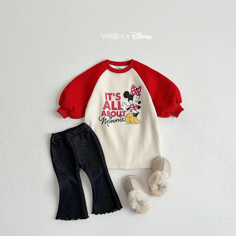 Vivid I - Korean Children Fashion - #fashionkids - Mink Denim Bootcut Pants - 8