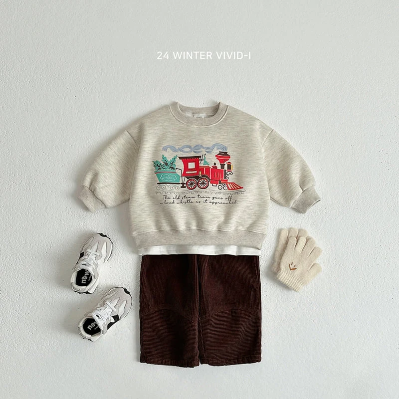 Vivid I - Korean Children Fashion - #fashionkids - Train Sweatshirts - 12