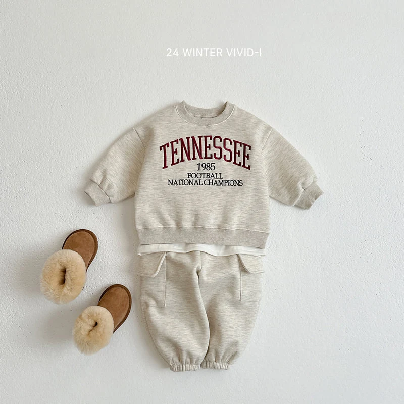 Vivid I - Korean Children Fashion - #fashionkids - Tennessee Embroidery Sweatshirts - 8