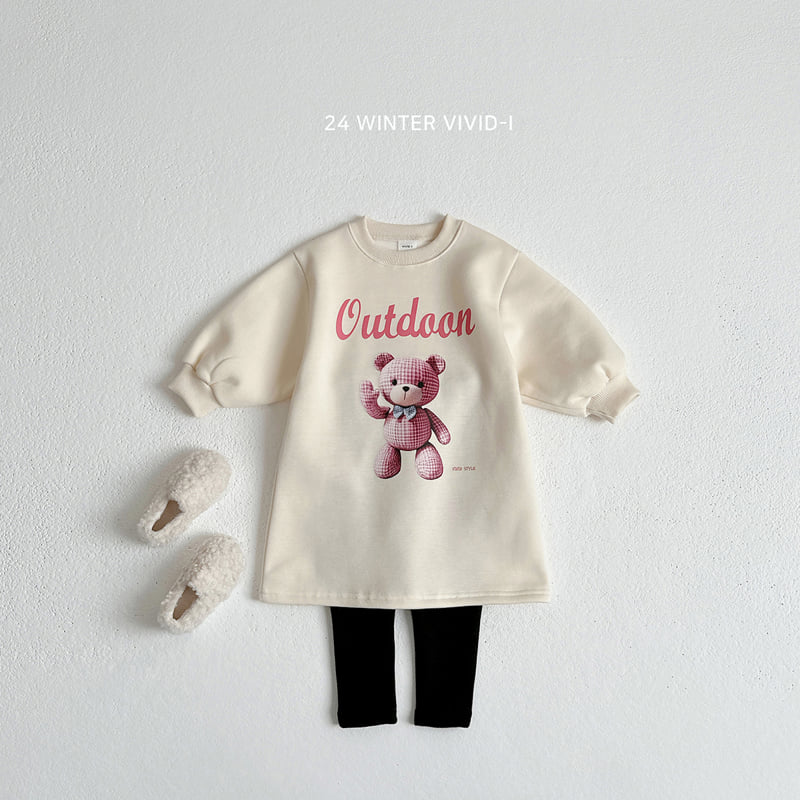 Vivid I - Korean Children Fashion - #fashionkids - Hello Bear One-piece - 9