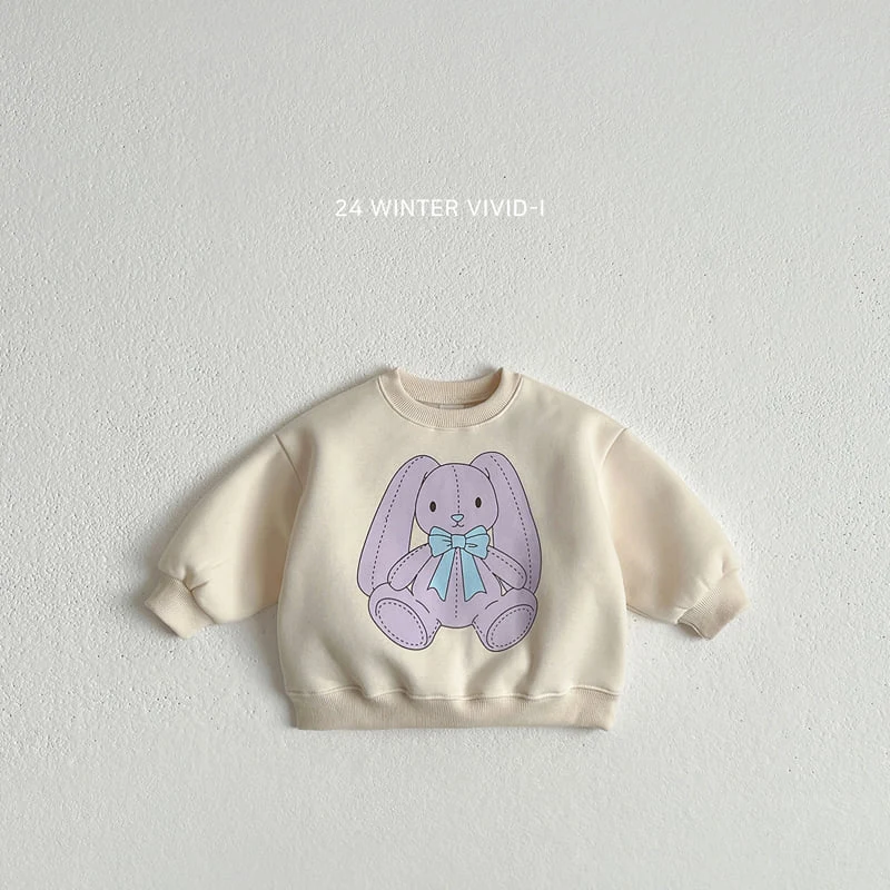 Vivid I - Korean Children Fashion - #kidsshorts - Plush Toy Sweatshirts - 5