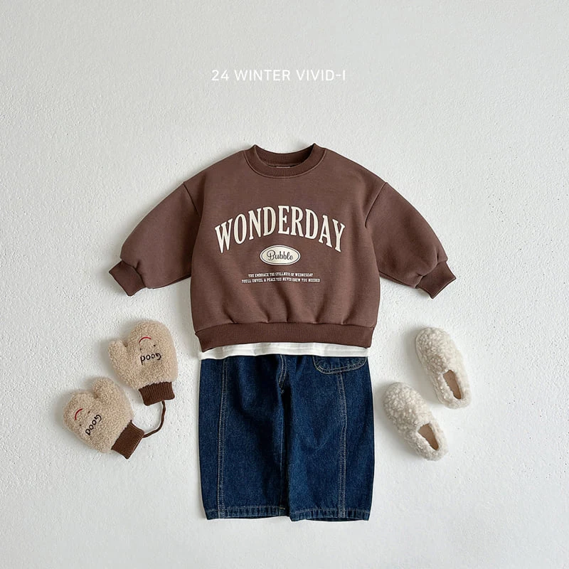 Vivid I - Korean Children Fashion - #kidsshorts - Wonder Day Sweatshirts - 11