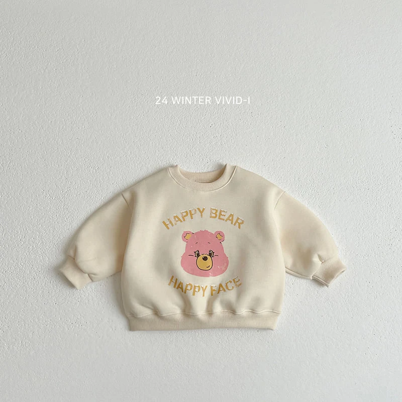 Vivid I - Korean Children Fashion - #fashionkids - Happy Bear Sweatshirts - 4