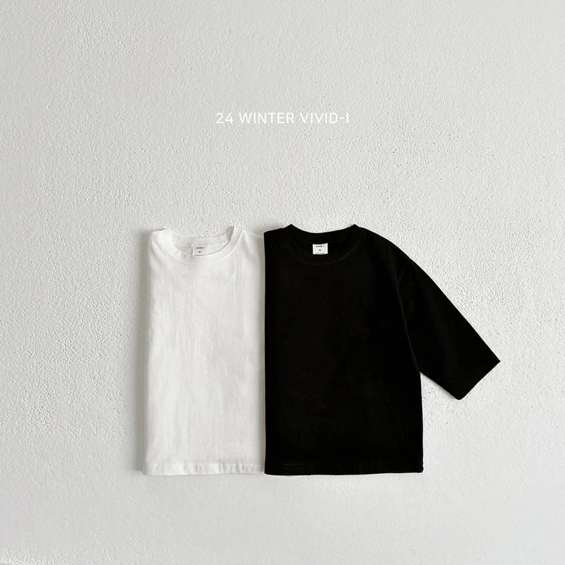 Vivid I - Korean Children Fashion - #kidsshorts - Layered Winter Tee