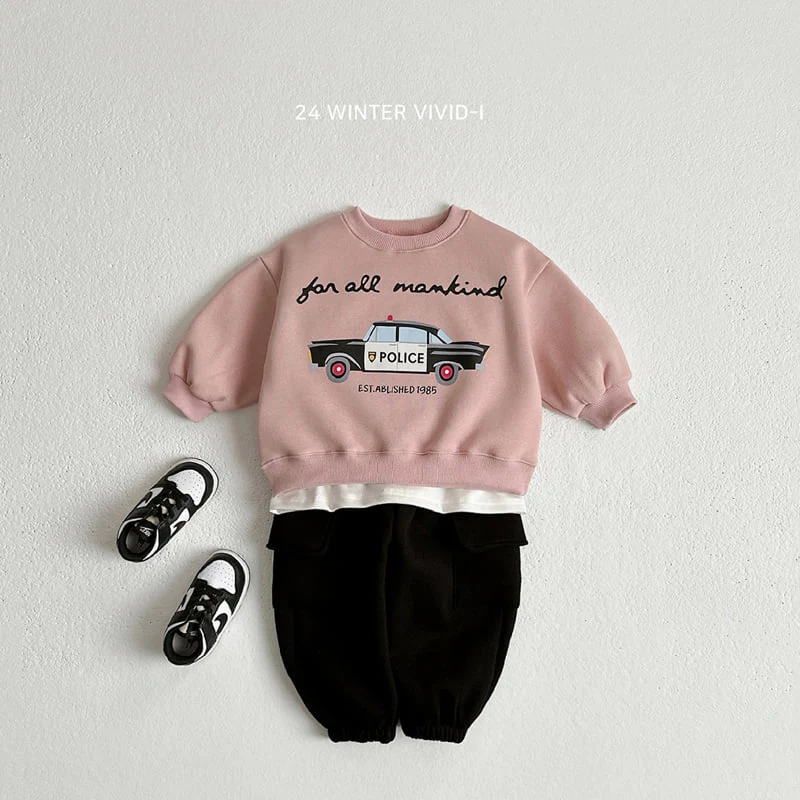 Vivid I - Korean Children Fashion - #kidzfashiontrend - Car Sweatshirts - 7