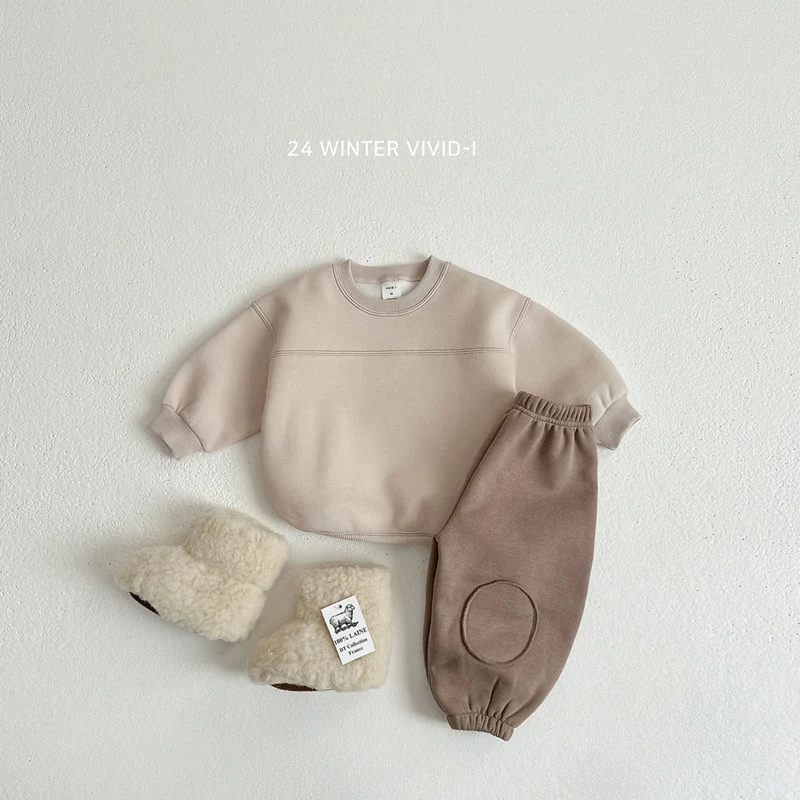 Vivid I - Korean Children Fashion - #littlefashionista - Stitch Slit Sweatshirts - 12