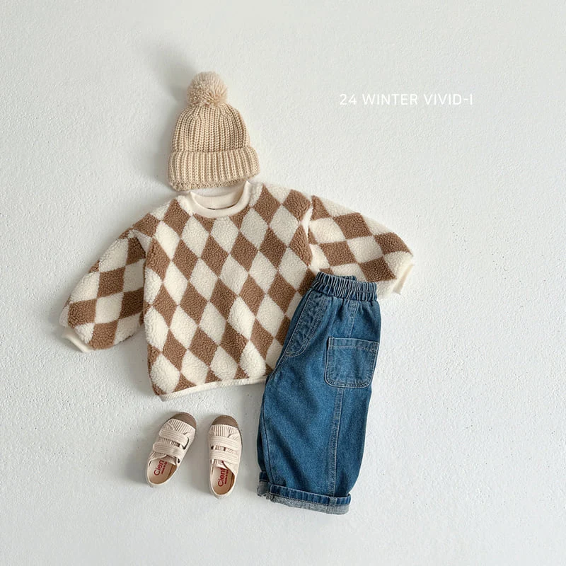 Vivid I - Korean Children Fashion - #littlefashionista - Winter Pocket Jeans - 8