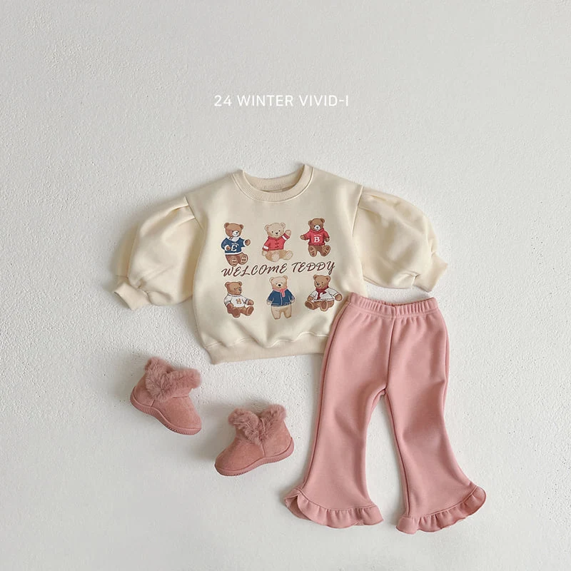 Vivid I - Korean Children Fashion - #littlefashionista - Bear Puff Sweatshirts - 7