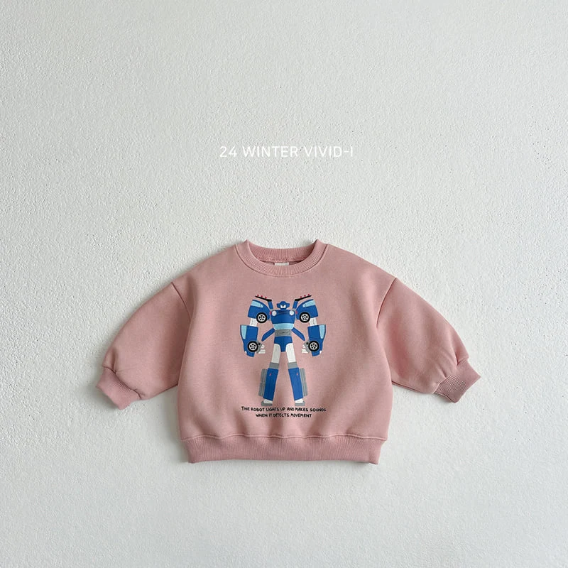 Vivid I - Korean Children Fashion - #Kfashion4kids - Robot Sweatshirts - 4