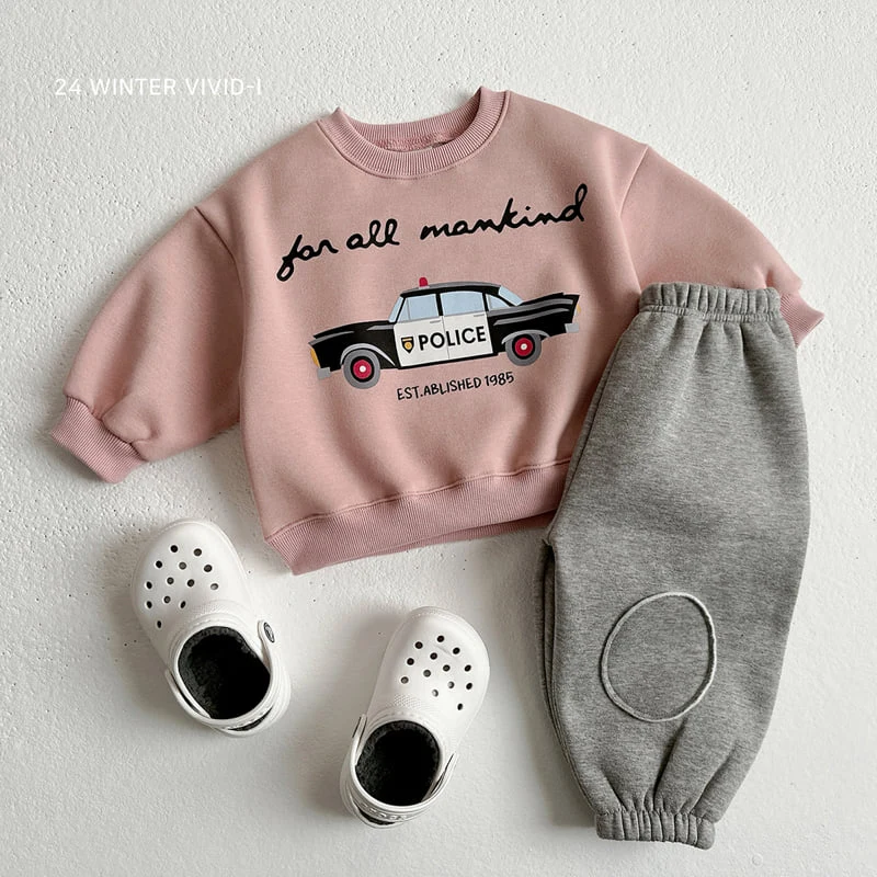 Vivid I - Korean Children Fashion - #littlefashionista - Car Sweatshirts - 9