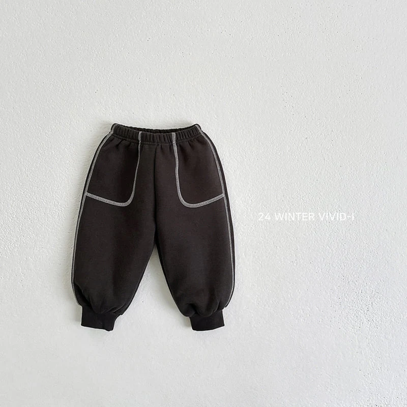 Vivid I - Korean Children Fashion - #Kfashion4kids - Binding Jogger Pants - 4