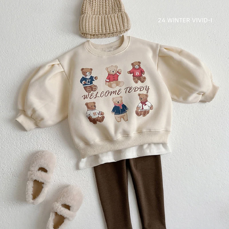 Vivid I - Korean Children Fashion - #magicofchildhood - Bear Puff Sweatshirts - 8