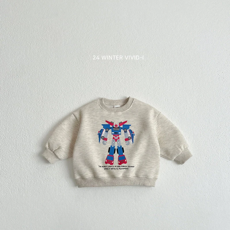 Vivid I - Korean Children Fashion - #magicofchildhood - Robot Sweatshirts - 5